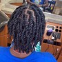 Men Braids/Twist  Full Head with Wash