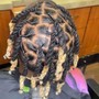 Dread Wash and Re-twist and Styled