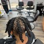 Extended loc twist mid back length