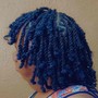 Loc Retwist with Rope Twist