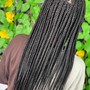 Smedium Knotless Braids (Bra length)