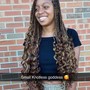 Medium Knotless braids