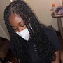 Large knotless braids