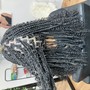 Large Butterfly  Locs- Waist Length