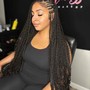 Small knotless braids