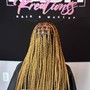 Small knotless braids