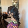 Bride hair styling