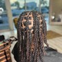 Dread retwist with double twist