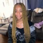 Medium Knotless braids