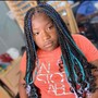 Kid knotless braids 5-12yr old