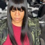 Quick Weave Bob with leave out