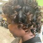 Wash and Curl (Shoulder Length)