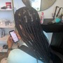 Medium knotless Individual Braids