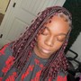 Box Braids On Natural Hair