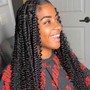 Smedium Knotless Box Braids