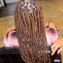 Large Knotless Braids