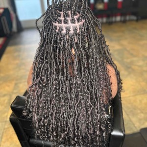 Silver Messy Loc Extensions