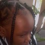 Kid's Braids added hair