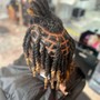 Locs Re-twist, Style or Locs Wash, Re-twist