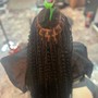 Stitch Braids /Feed-in Braids add on length Lower back