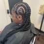 Kid's Braided ponytail/bun