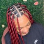 Midback Invisible Locs