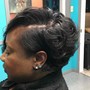 Flat Iron/Relaxed hair/includes shampoo