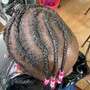 Kid's Natural Hair (Ponytail/ Braids/ Cornrows)