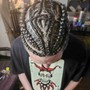 Takedown/ med/large/ corn rows Braids