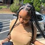 Medium Knotless braids