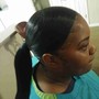 Sew- in w/ closure or Leave out