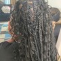 Small Feedins Ghana Braids