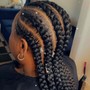 Cornrows (just a few)