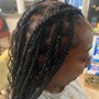 Medium Knotless Boho Braids