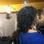 Deep condition +scalp treatment