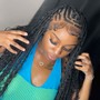 Medium Box Braids