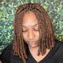 Small Box Braids bob