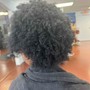 Wash, deep conditioning and braid