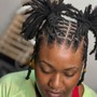 Loc Retwist Short to Shoulder (less than 90 Locs)