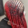 Fulani Tribal braids Medium (boho )