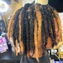 Locs partial highlights