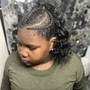 Two strand twist/ treatment/cut