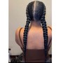 Small Box Braids (Midback)