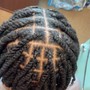 Mini Two-Strand twist w/blowout