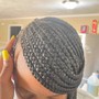 Feed- In Braids /Hair Added