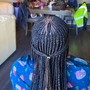 Feed- In Braids /Hair Added