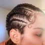 Men's and women's Cornrows