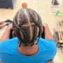 NATURAL hair Braids w/o weave