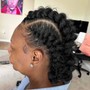 Starter Locs- comb coiled