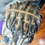 Kids Natural braided 2 Ponytails